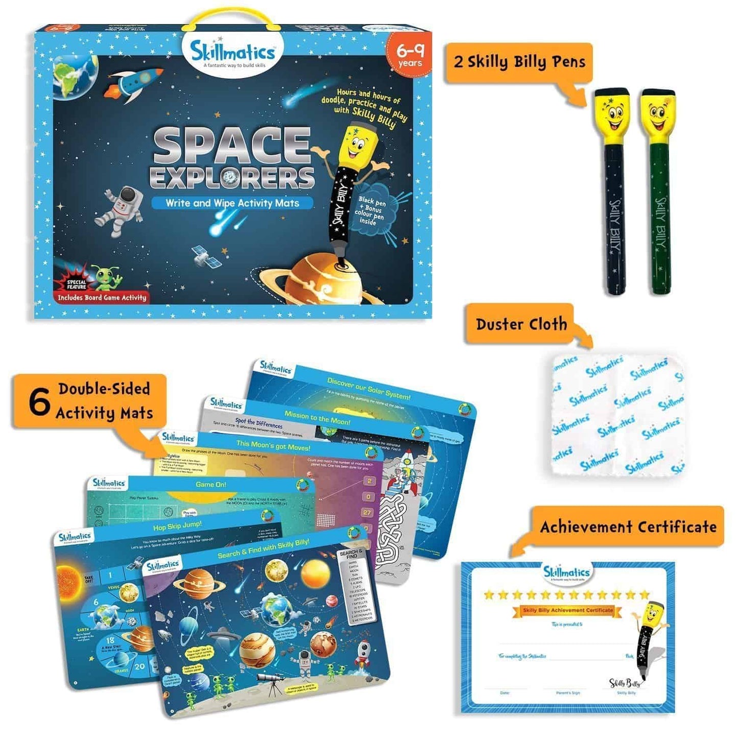 Skillmatics Space Explorers - Teach Kids About Space