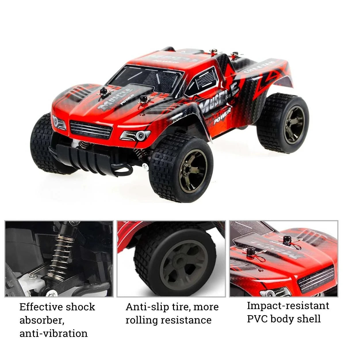 RC Car Radio Control 1:20 2,4G Rock Car Buggy Off-Road Trucks Mänguasjad lastele